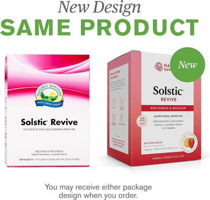 Nature's Sunshine Solstic Revive – Post Workout Recovery Drink (30 Packets)