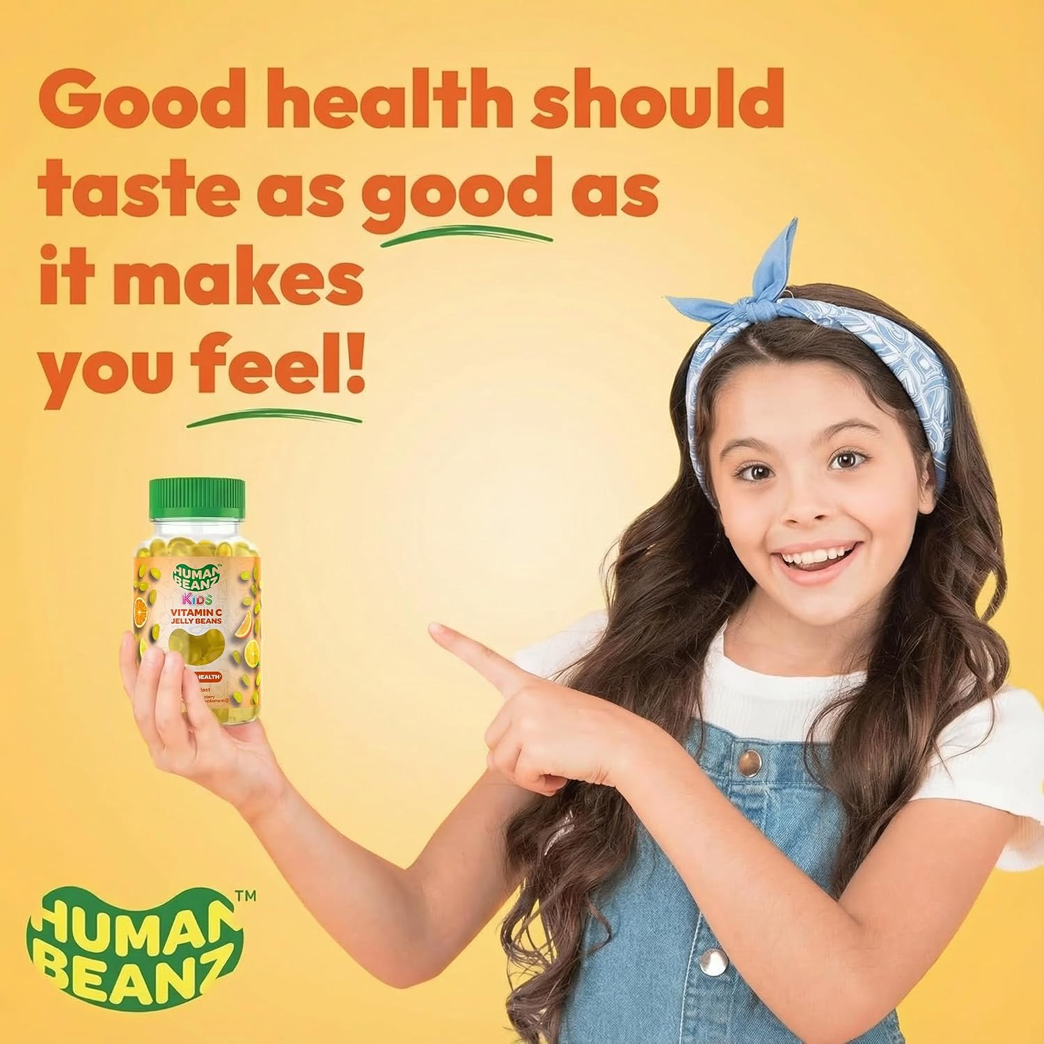 Human Beanz Vitamin C Jelly Bean Gummies for Children - 120 Count - görsel 6