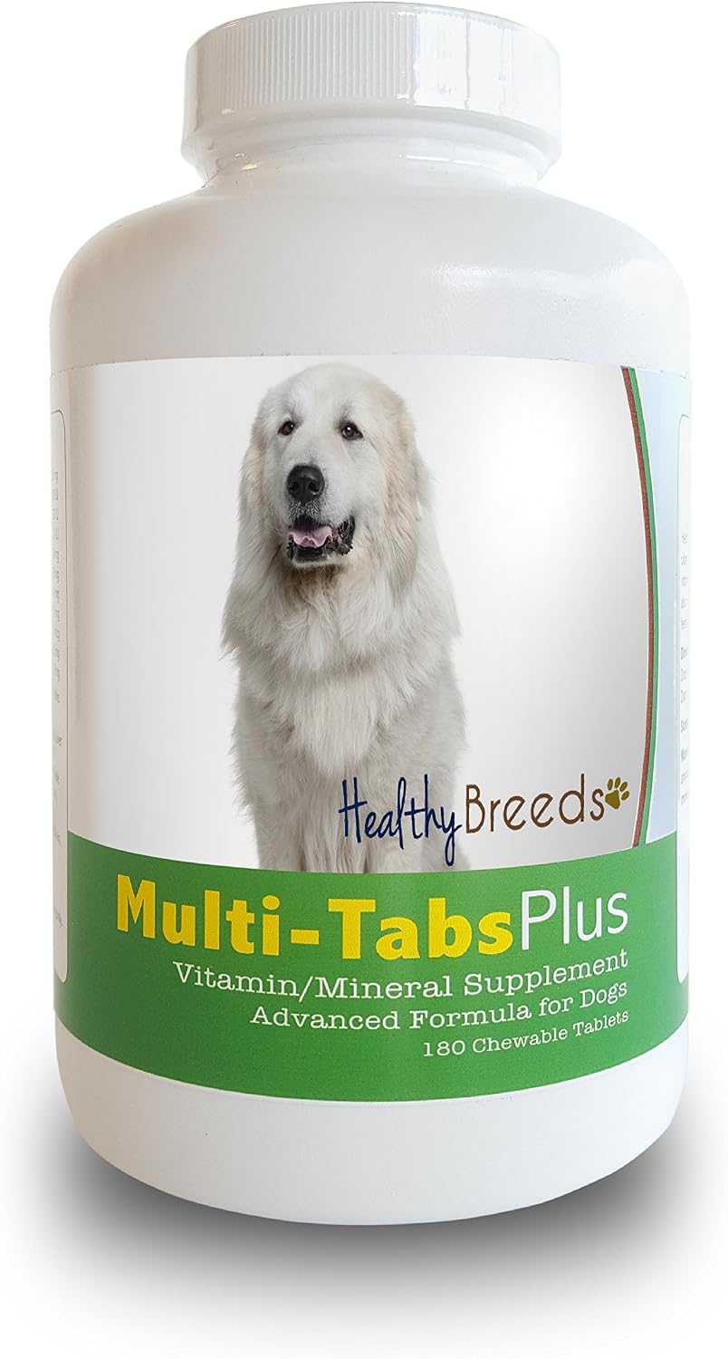 Healthy Breeds Great Pyrenees Multi-Tabs Plus Chewable Tablets (180 Count) - görsel 1