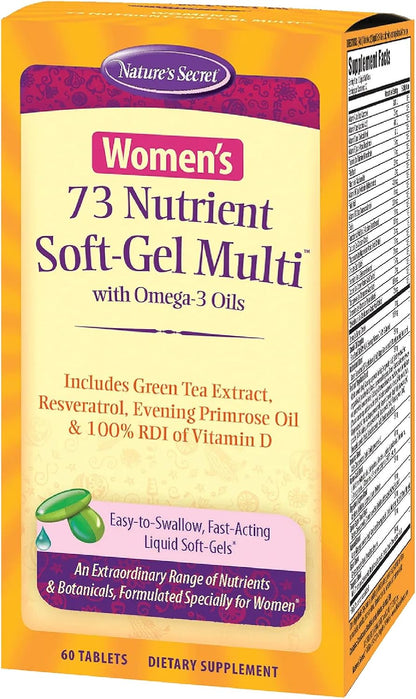 Nature's Secret Women's 73 Nutrient Soft-Gel Multivitamin