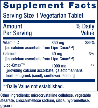 Life Extension Vitamin C 24-Hour Liposomal Hydrogel Formula, 60 Tablets