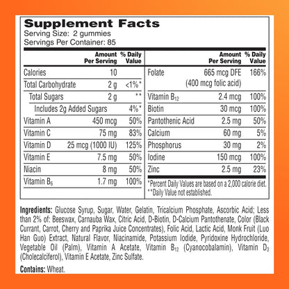 One A Day Women's Multivitamin Gummy - 170 Gummies