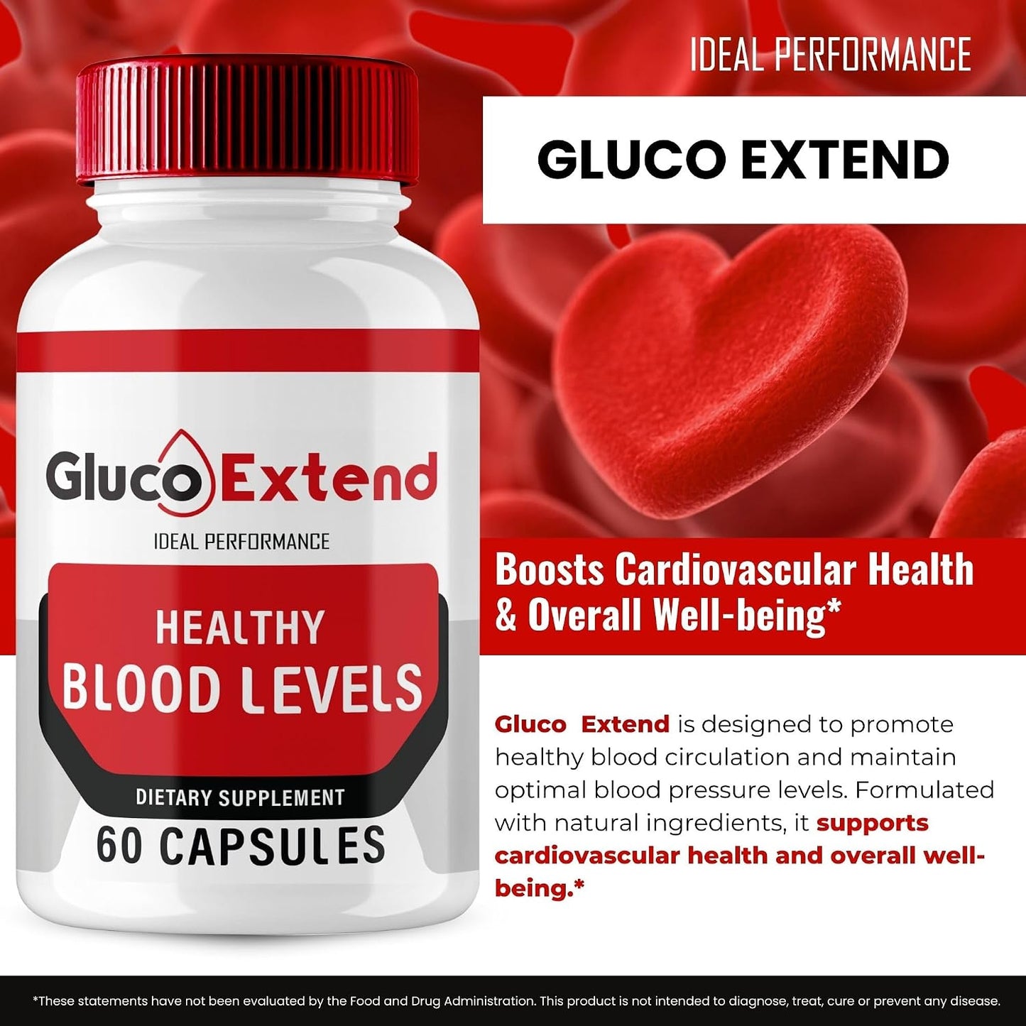 Gluco Extend Capsules - Maximum Strength All Natural Food Supplement (5 Pack) - görsel 4