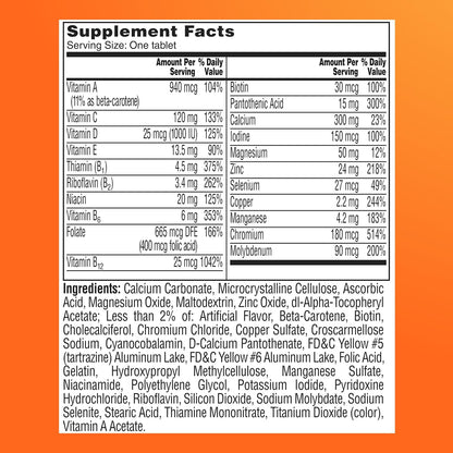 One A Day Women's 50+ Multivitamin Tablets, 65 Tablets