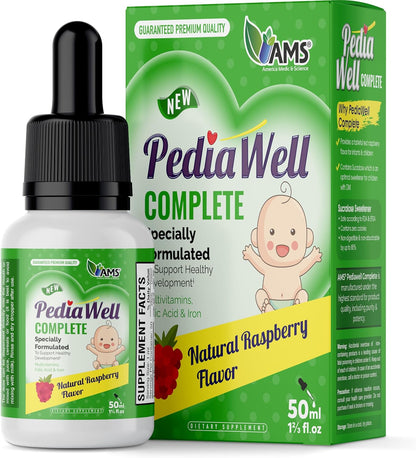 America Medic & Science PediaWell Complete Liquid Multivitamin for Children – 50 ml