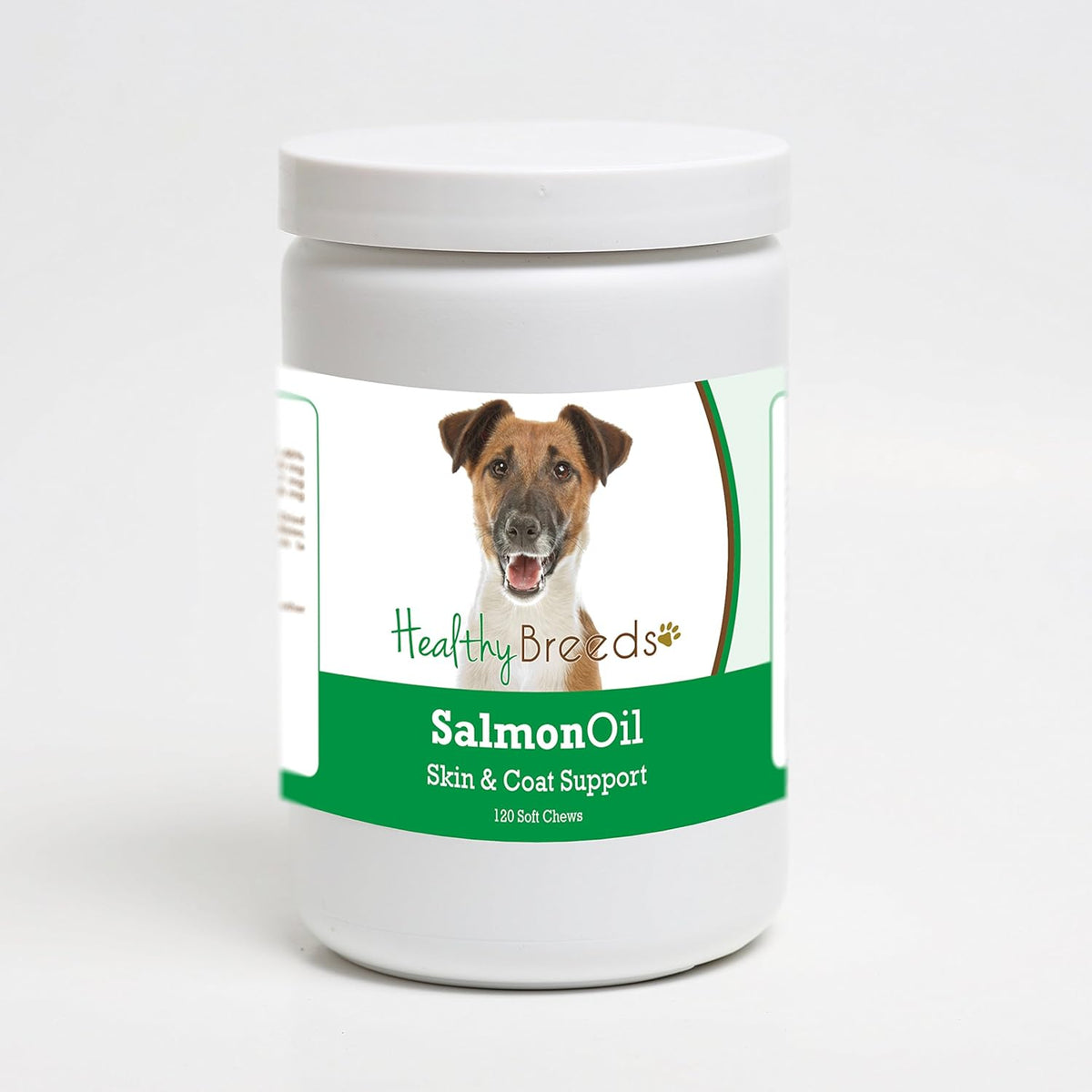 Healthy Breeds Smooth Fox Terrier Salmon Oil Soft Chews (120 Count) - görsel 1