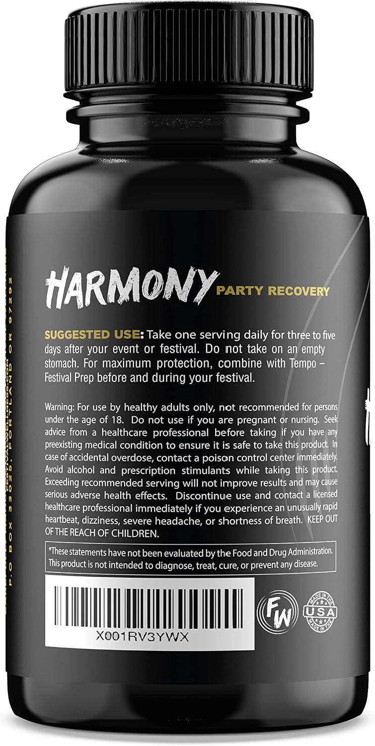 Harmony Festival Recovery: Post-Festival Supplement with 5-HTP and B-Vitamins - görsel 3