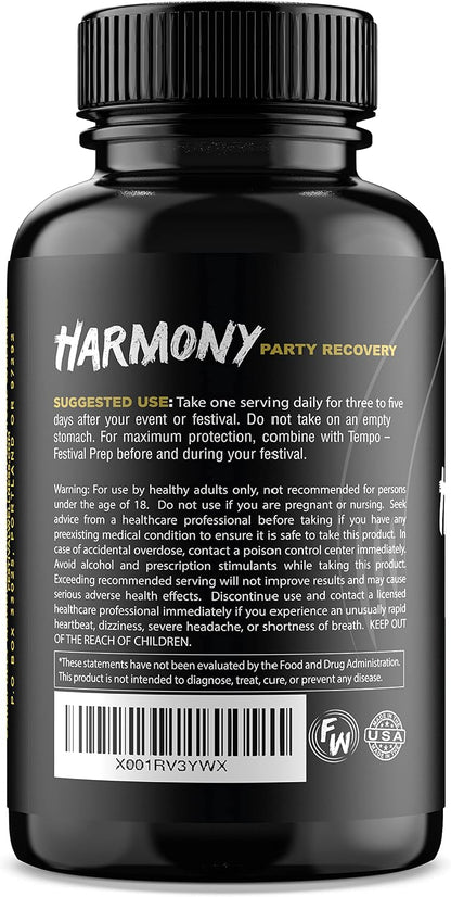 Harmony Festival Recovery: Post-Festival Supplement with 5-HTP and B-Vitamins