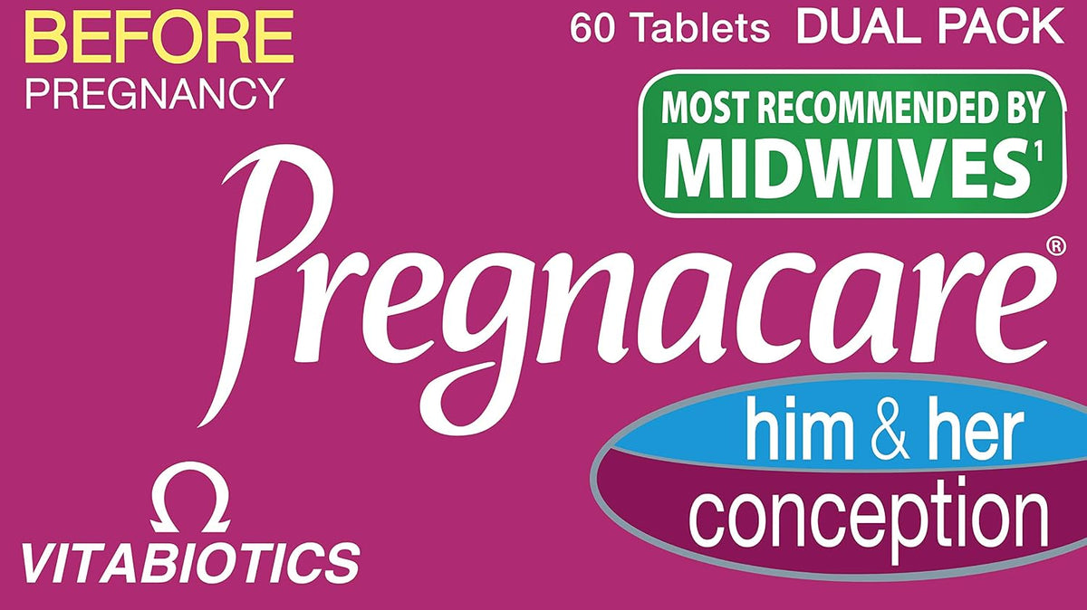 Vitabiotics Pregnacare His & Her Conception - 2x30 Tablets - görsel 5