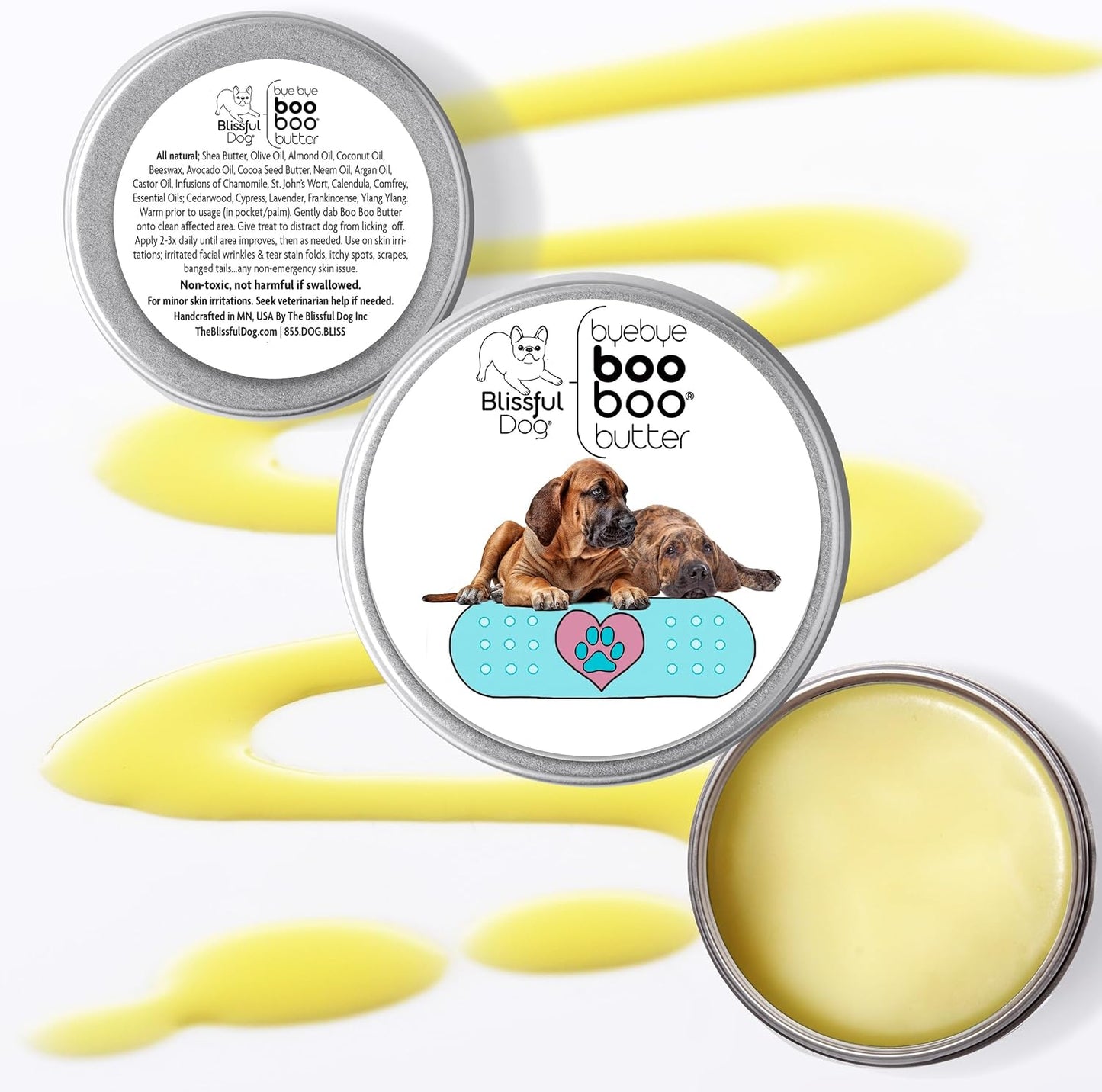 The Blissful Dog Boo Butter - Natural Dog Balm (16 oz) - görsel 2