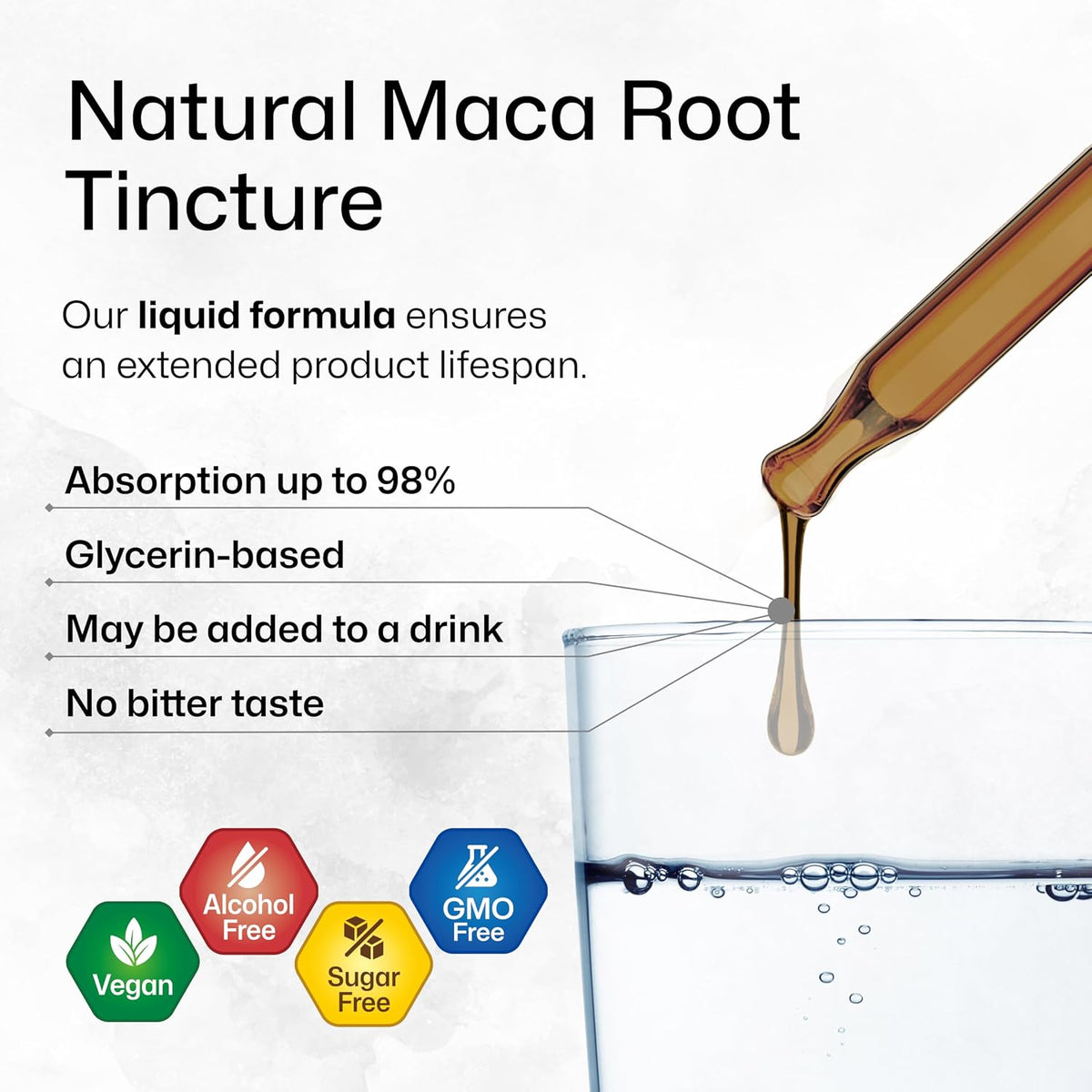 BIO KRAUTER Maca Root Liquid Drops - Vegan, Alcohol-Free, 680 mg, 120 ml (56-Day Supply) - görsel 4