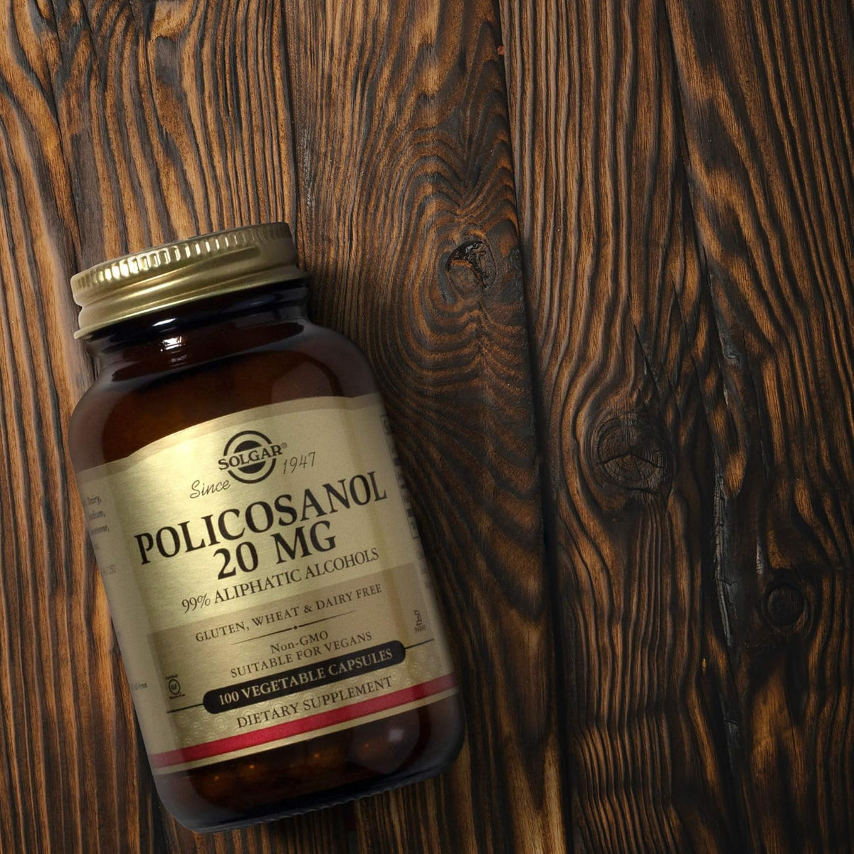 Solgar Policosanol 20 mg - 100 Vegetable Capsules - Heart Health Support - görsel 5