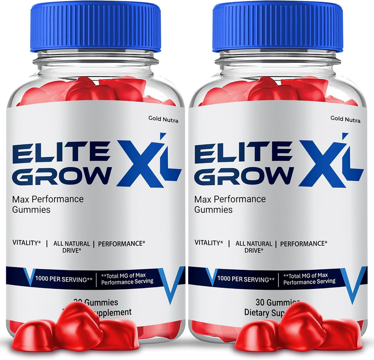 Elite Grow XL Gummies – High Potency Maximum Performance, All-Natural Formula (2 Pack) - görsel 1