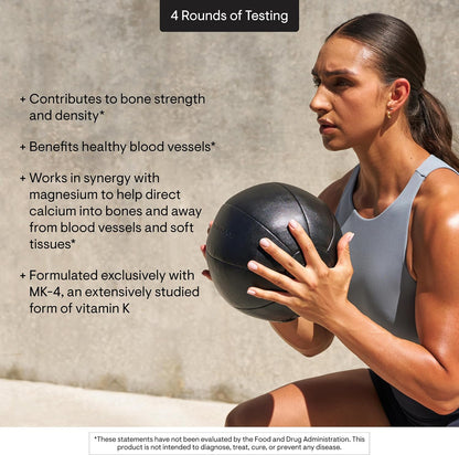 THORNE Vitamin K2 (as MK-4) Liquid Food Supplement - Concentrated Drops for Bone, Heart and Blood Vessel Health