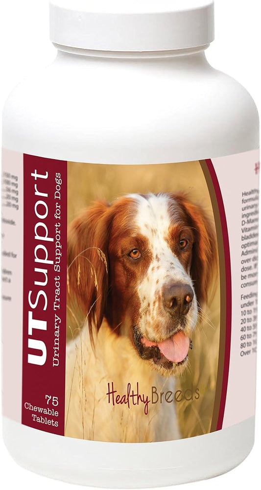 Healthy Breeds Cranberry Chewables for Dogs - Urinary Tract Health Support, 75 Count