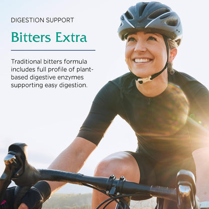 Vitanica Bitters Extra - Digestive Support Supplement with Dandelion Root & Plant-Based Enzymes (30 Capsules)