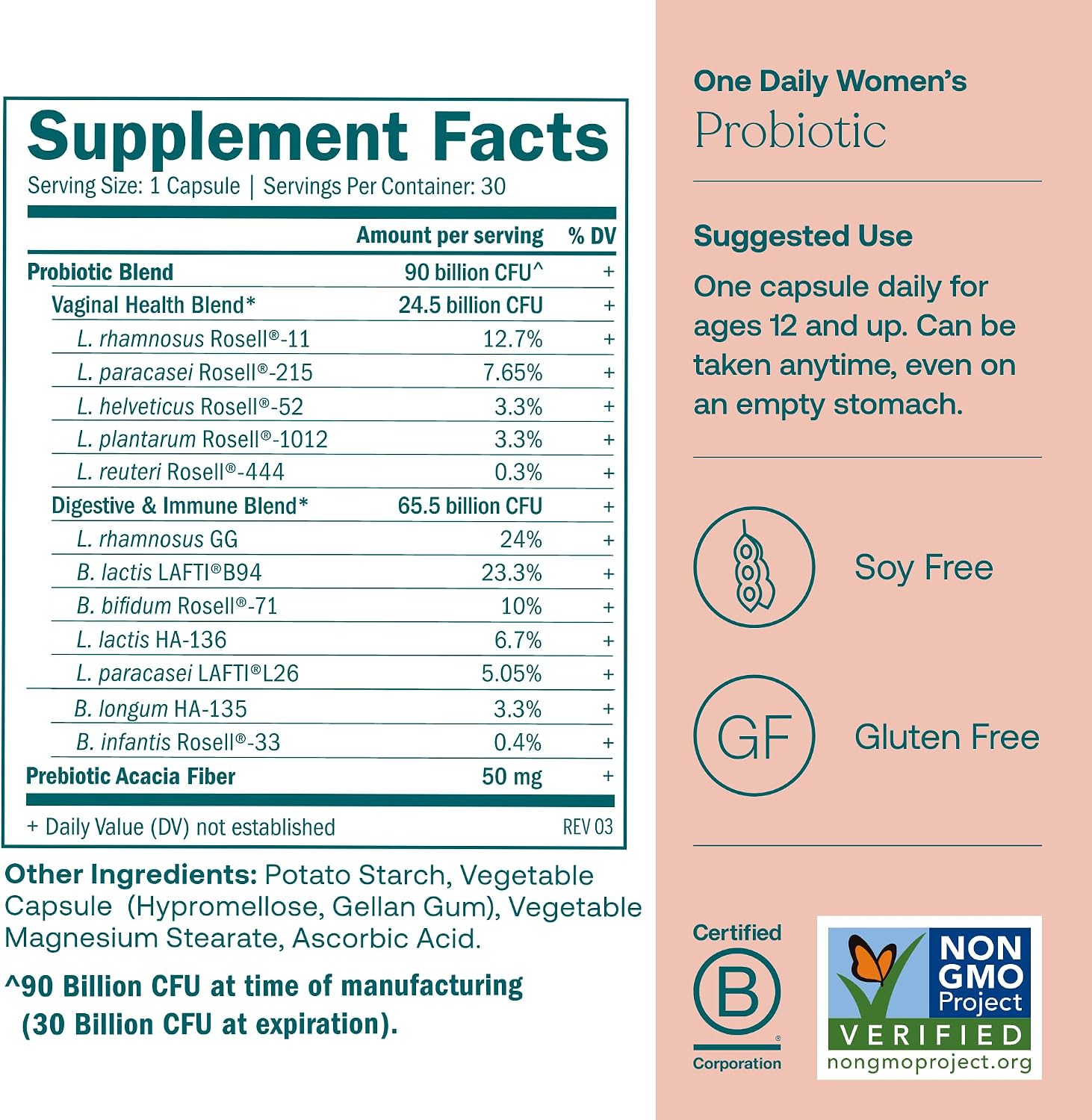 True Grace One Daily Women’s Multivitamin 40+ & Probiotic Bundle - 30-Day Supply - görsel 4