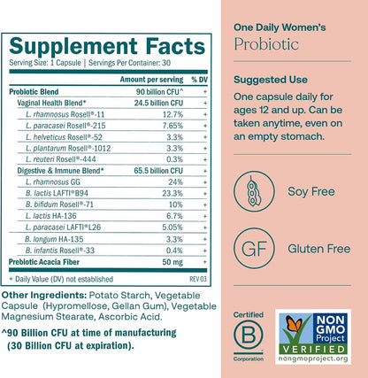 True Grace One Daily Women’s Multivitamin 40+ & Probiotic Bundle - 30-Day Supply