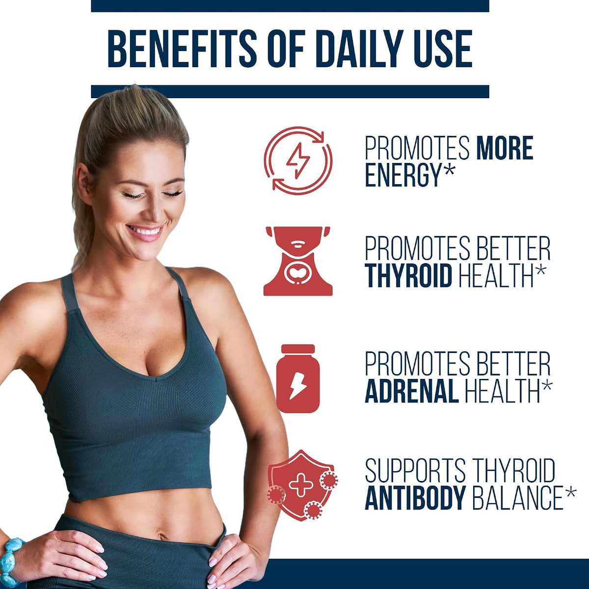Dr. Westin Childs - Thyroid Daily Essentials - Multivitamin for Women & Men with Immune & Stress Support - Iodine, Zinc, Selenium, Fulvic Acid, Activated B Vitamins, K2, L-Tyrosine, Rhodiola - 240 Capsules - görsel 2