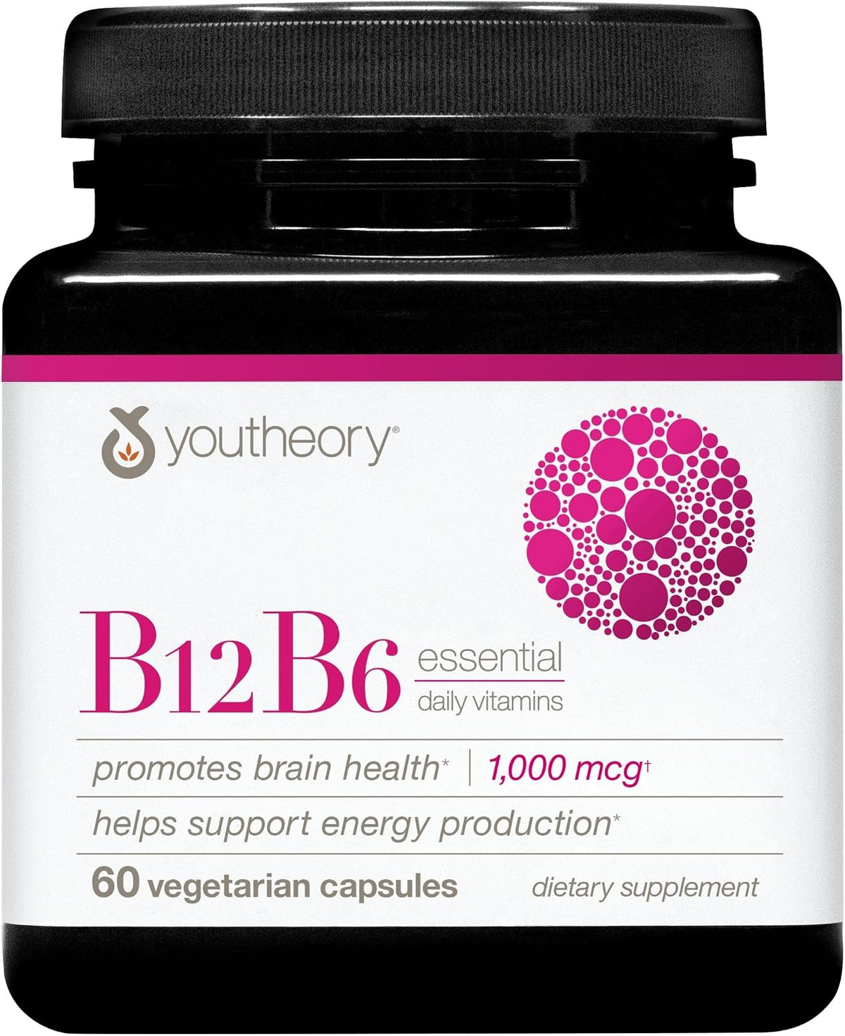 Youtheory B12B6 Gummies – Vitamin B12 & B6 – Contributes to Normal Energy Metabolism & Nervous System Function – Sugar Free – 60 Gummies - görsel 8