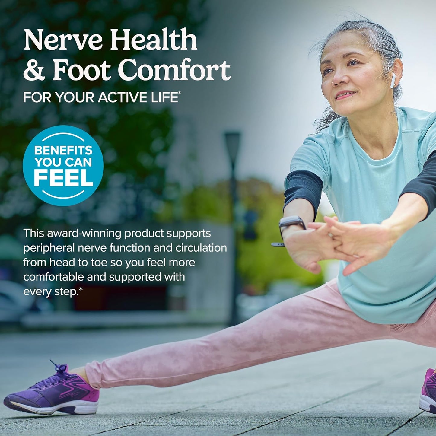 Terry Naturally Healthy Feet & Nerves – Nerve & Circulation Support, 60 Vegan-Friendly Capsules - görsel 2