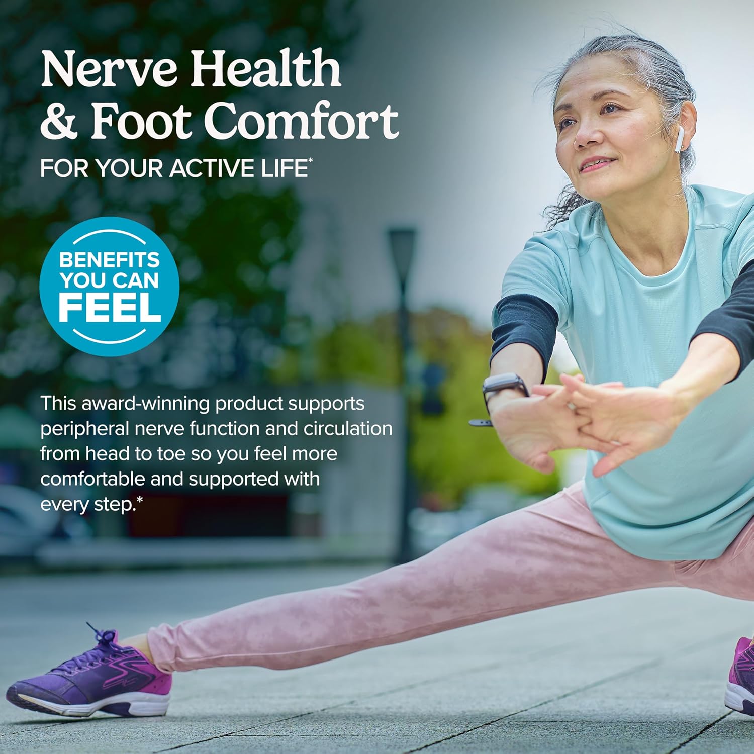 Terry Naturally Healthy Feet & Nerves – Herbal Supplement with Bioactive Vitamin B12 – 120 Vegan Capsules (Pack of 2) - görsel 2