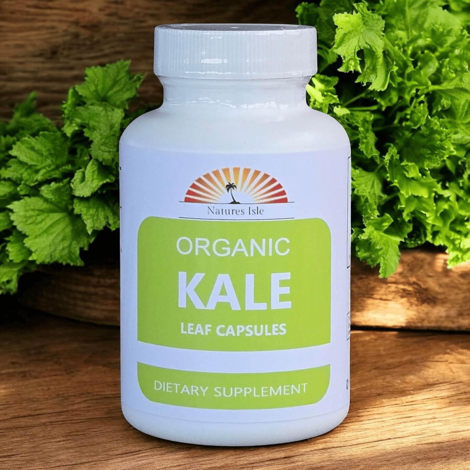 Organic Kale Leaf Powder Capsules 500mg – 30 - görsel 1