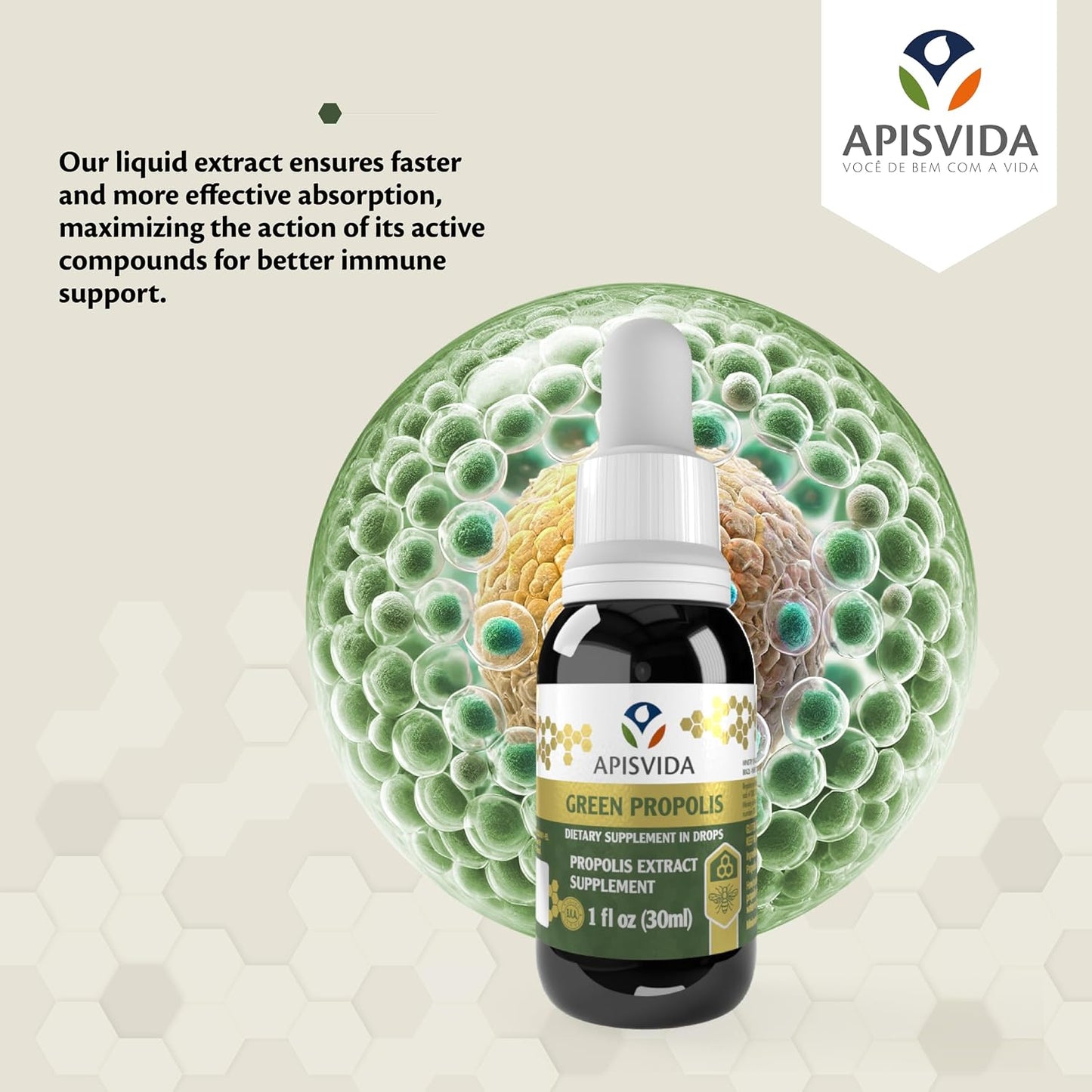 APIS VIDA Green Propolis Extract AP60 Propoflex 30 ml - görsel 3