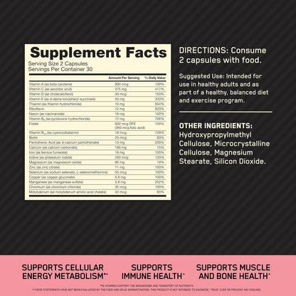 Optimum Nutrition Opti-Women Daily Multivitamin for Women
