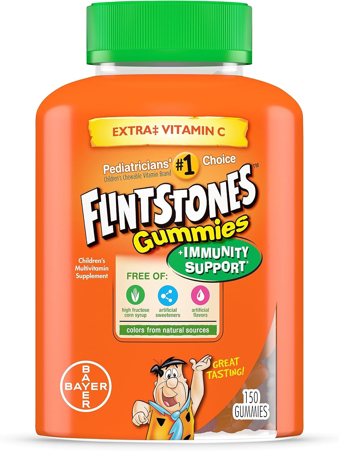 Flintstones Gummies Kids Multivitamin with Immune Support, 150 Gummies - görsel 1