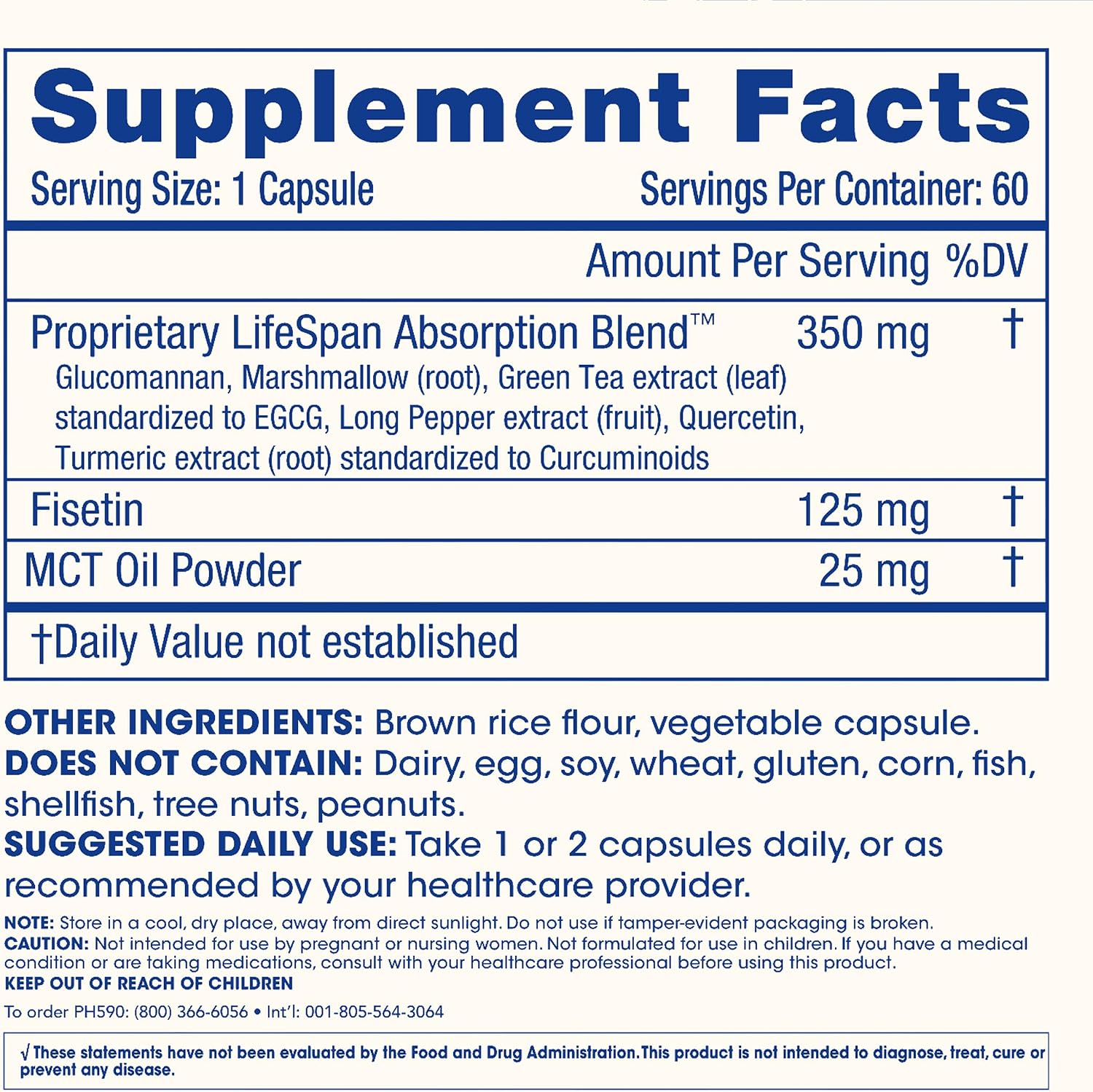 ProHealth Fisetin Supplement 125mg with Polyphenol Blend + MCT Oil - görsel 6