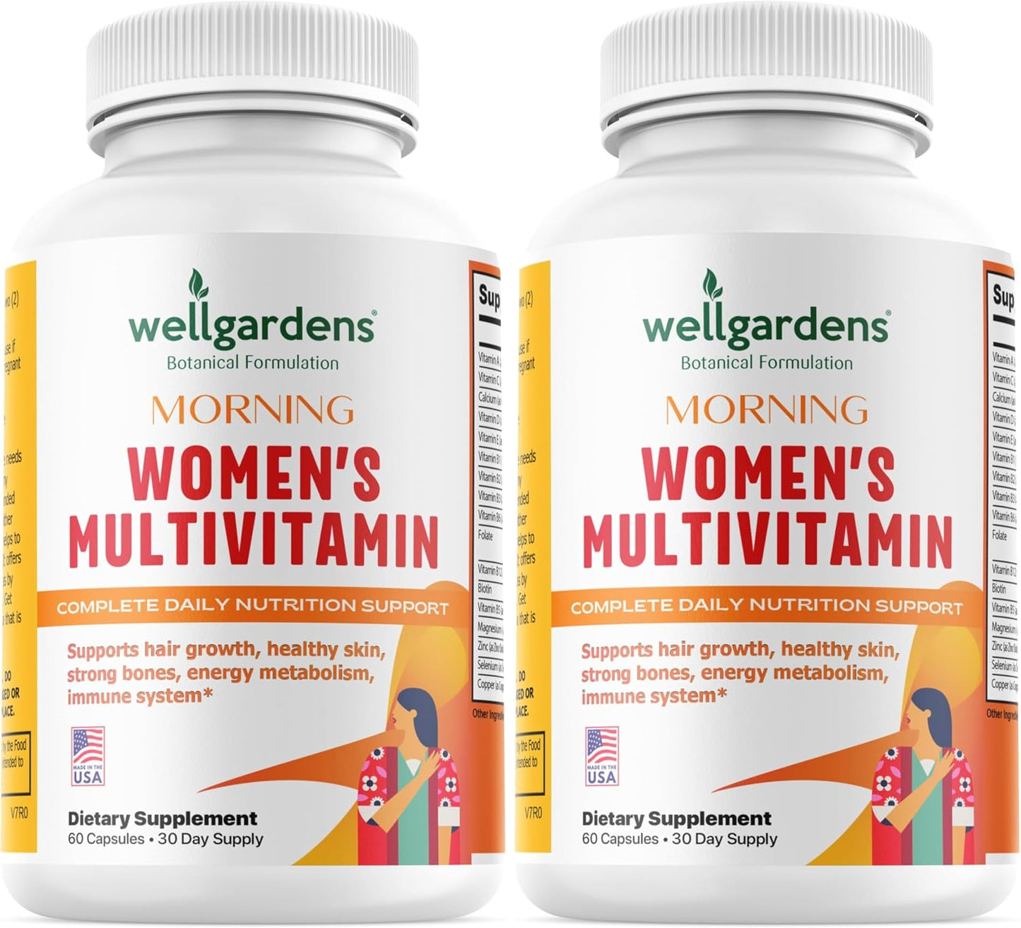 Wellgardens Women's Daily Multivitamin – with Biotin, Cranberry & Red Clover for Hair, Skin, Energy and Immune Support (60 Capsules) - görsel 7