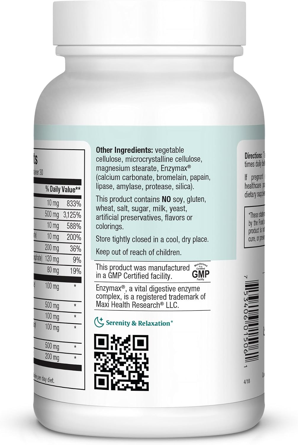 Maxi Health Stress Relief & Mood Support - 60 Tablets - görsel 3