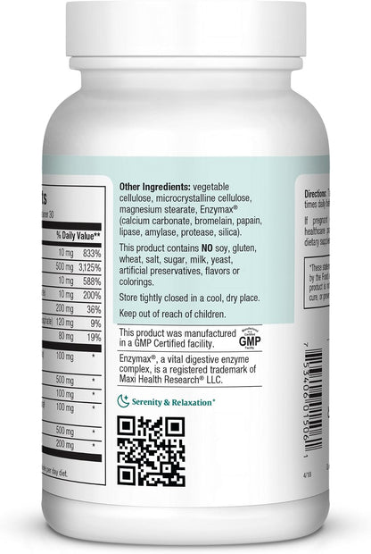 Maxi Health Stress Relief & Mood Support - 60 Tablets
