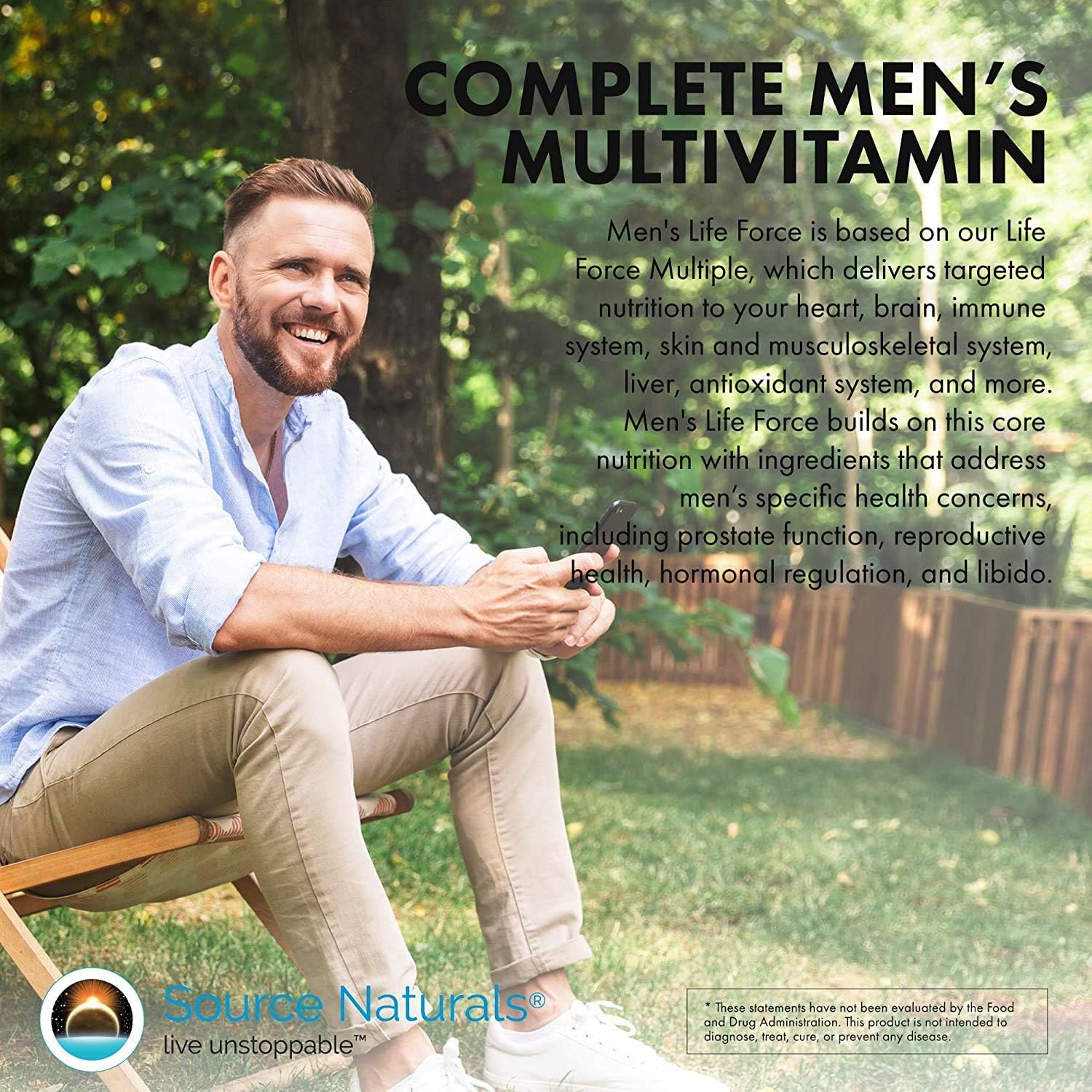 Source Naturals Men's Life Force Daily Multivitamin - 180 Tablets - görsel 8