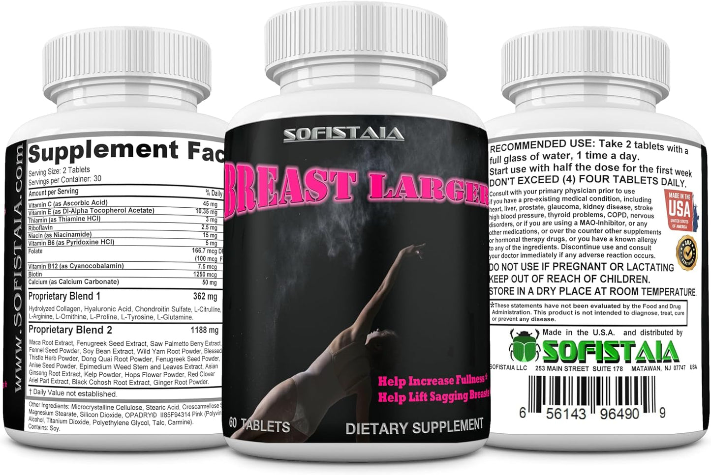 BEAUTIFYEM Breast Larger Breast Enhancement Formula – Natural Breast Growth Pills - görsel 4