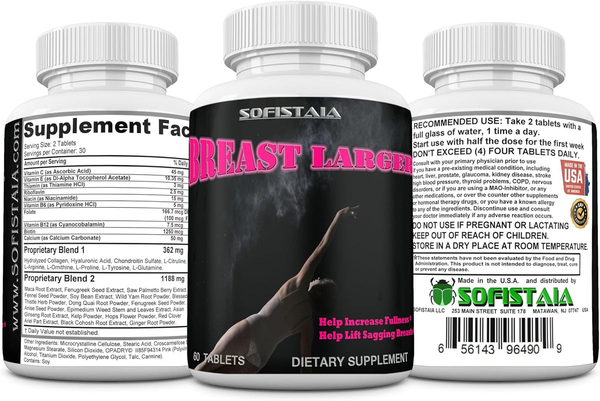 BEAUTIFYEM Breast Larger Breast Enhancement Formula – Natural Breast Growth Pills - görsel 4