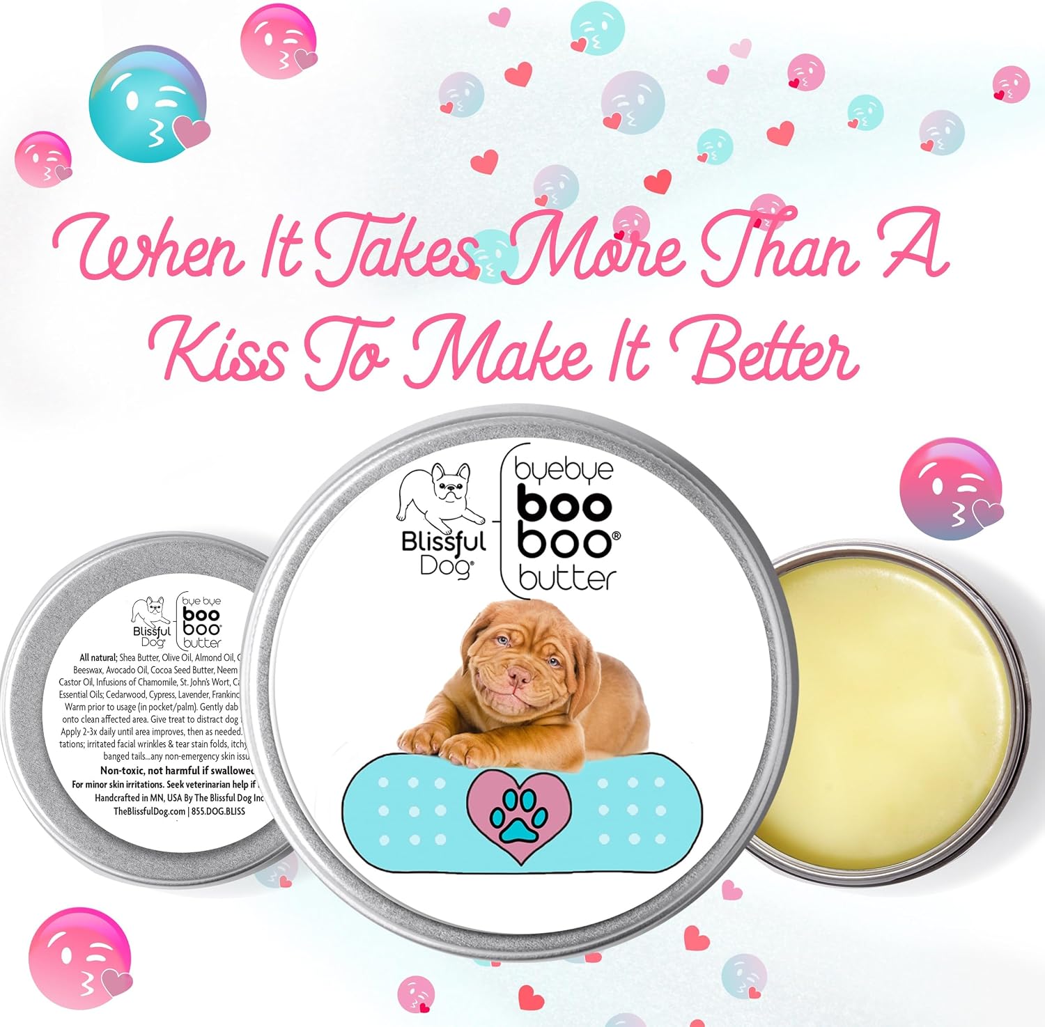 The Blissful Dog 113g TIN Dogue De Bordeaux Booboo Butter - görsel 2