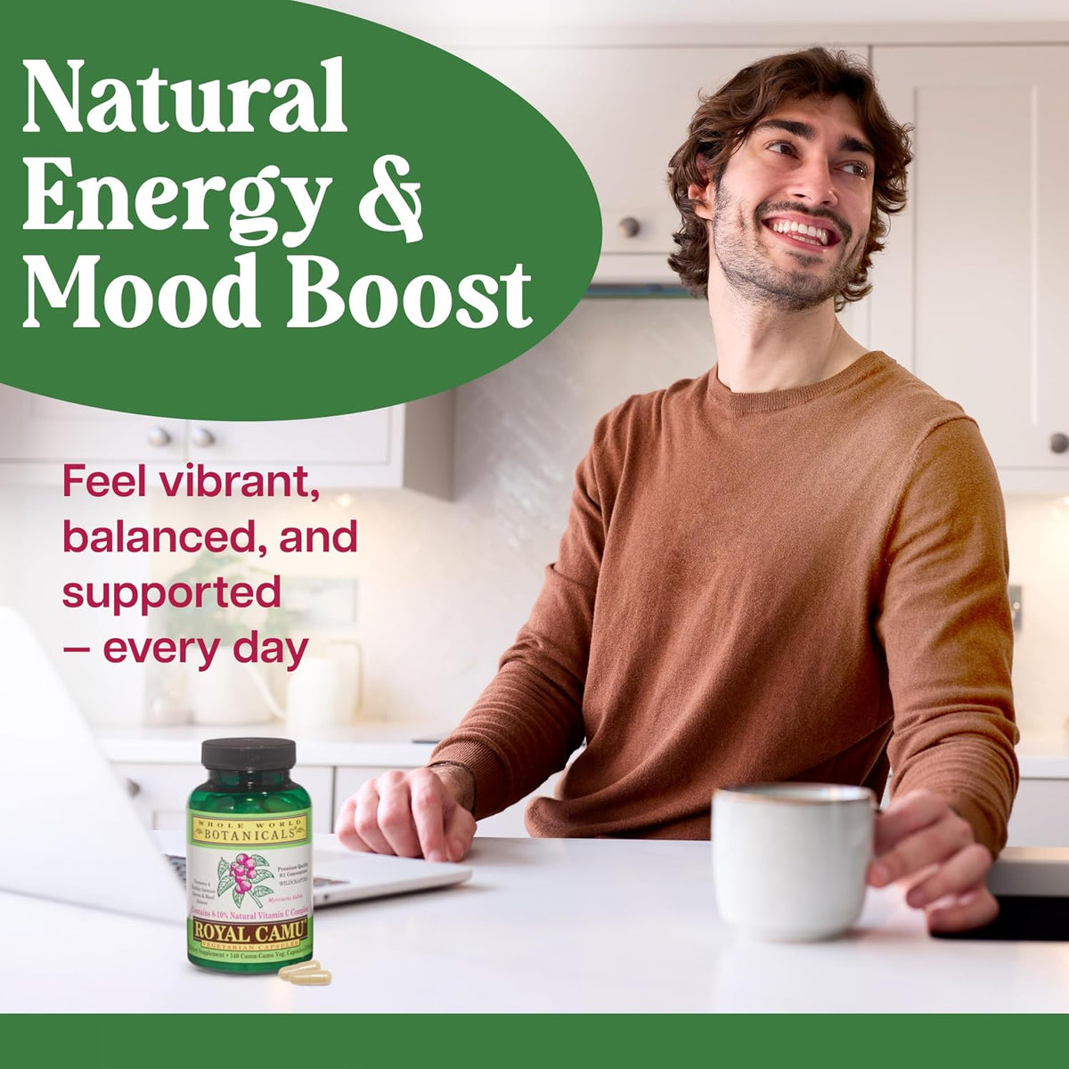 Royal Camu Natural Vitamin C Supplement - 140 Capsules - görsel 5