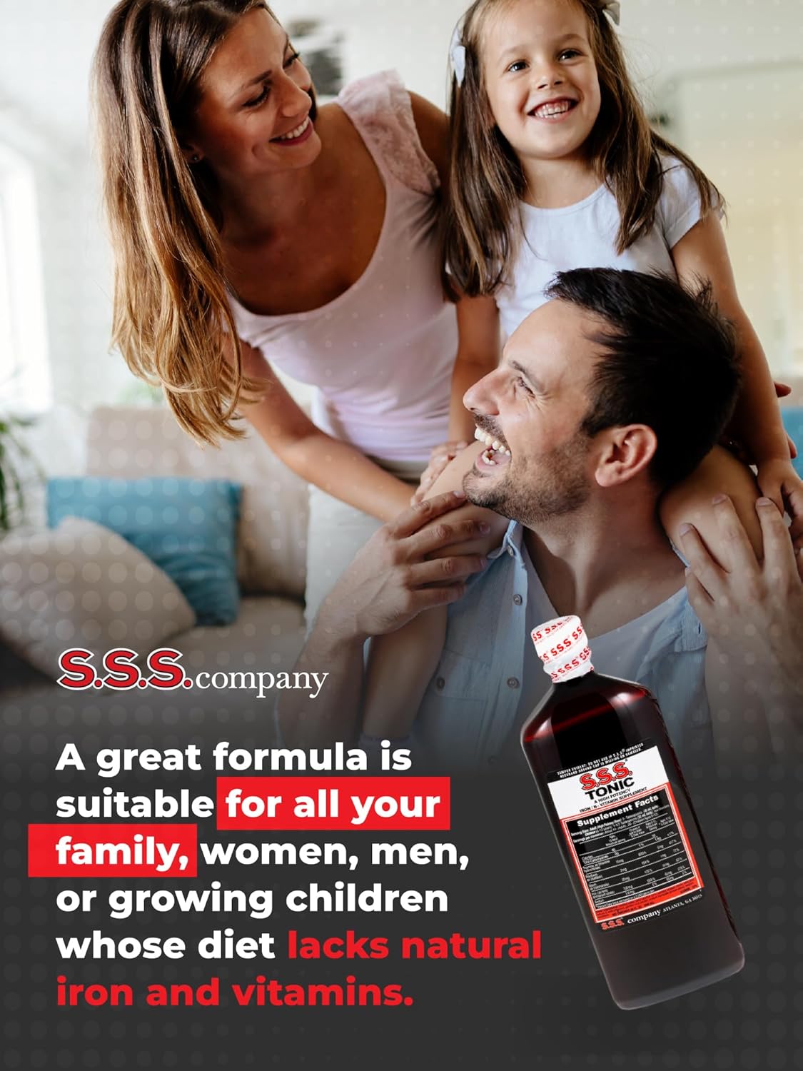 S.S.S. Tonic – High Potency Liquid Iron Supplement with B1, B2, B3 Vitamins - görsel 7