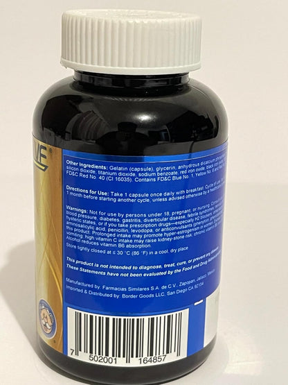 Forze VF Gold Capsules – Daily Multivitamin with Ginseng, B Vitamins & Minerals – 100 Capsules
