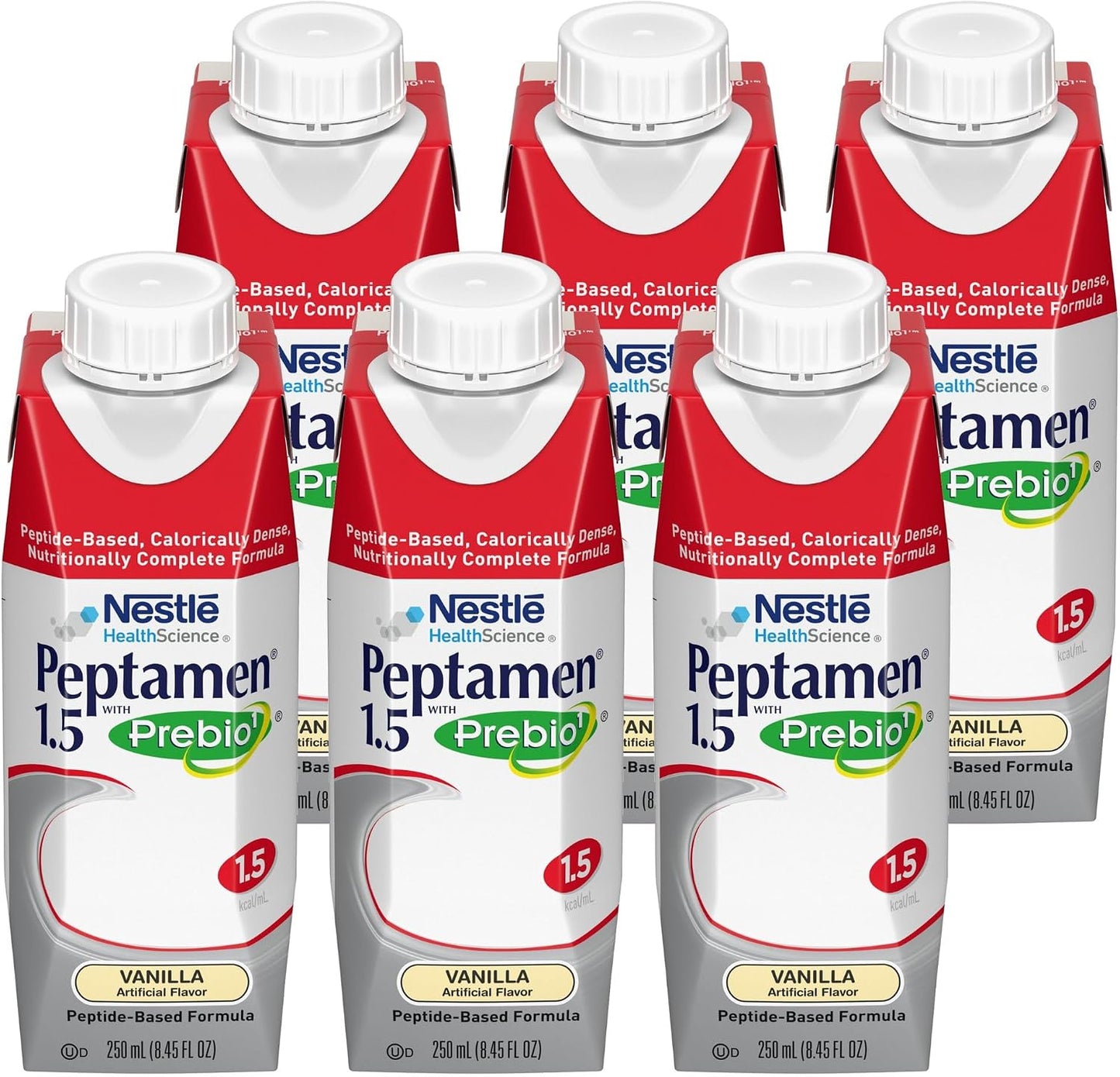 Nestlé Peptamen Oral Nutritional Supplement, Vanilla, 250 ml, 24 Pack - görsel 4