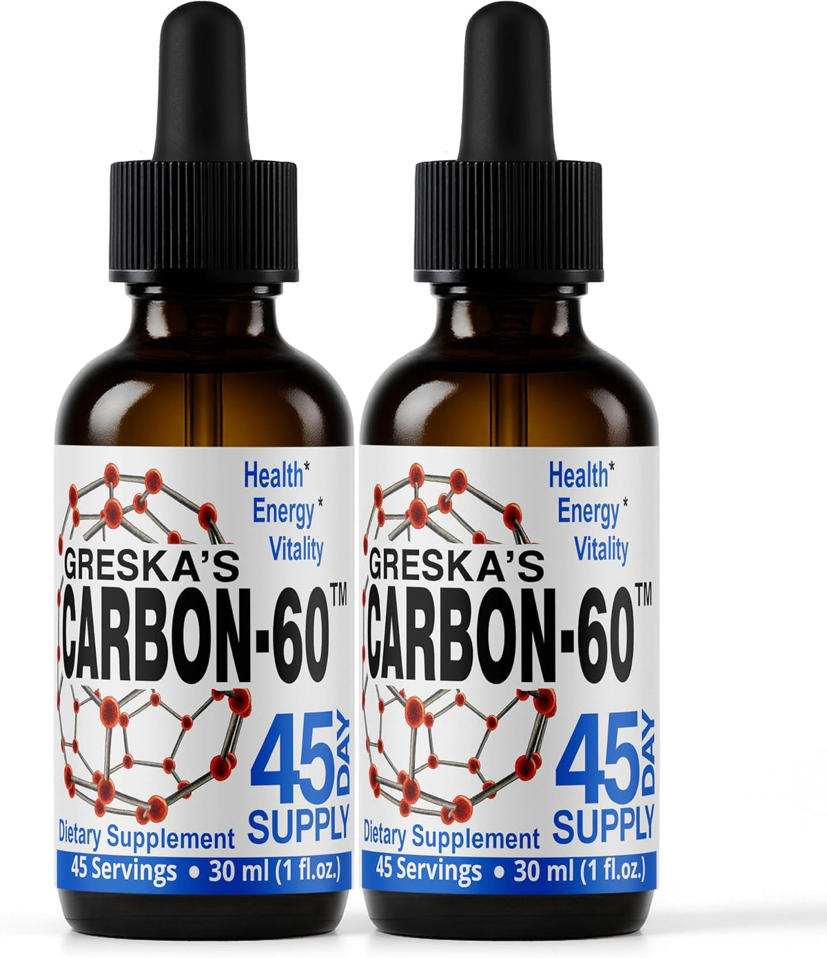 Greska's Carbon 60 in Organic Sunflower Oil - 15 Day Supply - Solvent-Free C60 Antioxidant Formula for Cellular Support, Vitality, Focus and Overall Wellness (10ml) - görsel 10
