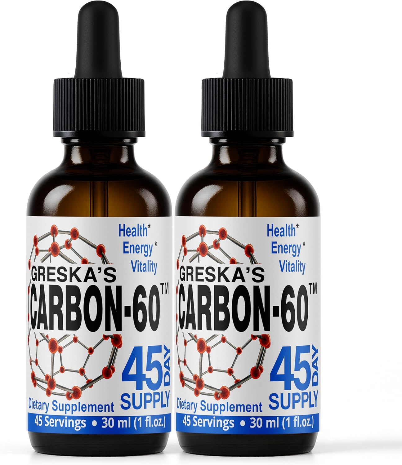 Greska's Carbon 60 in Organic Sunflower Oil - 15 Day Supply - Solvent-Free C60 Antioxidant Formula for Cellular Support, Vitality, Focus and Overall Wellness (10ml) - görsel 10