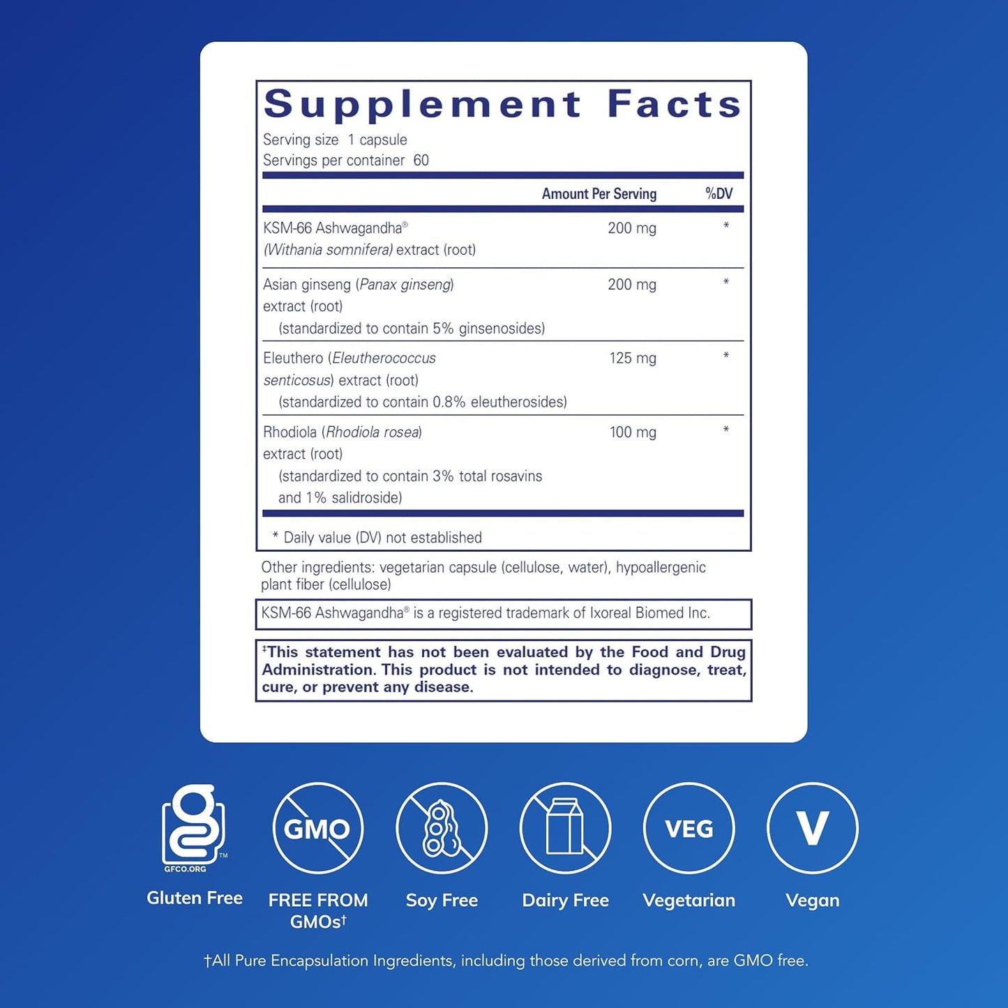 Pure Encapsulations Energy Xtra | Adaptogen Formula for Stamina | 60 Capsules - görsel 2