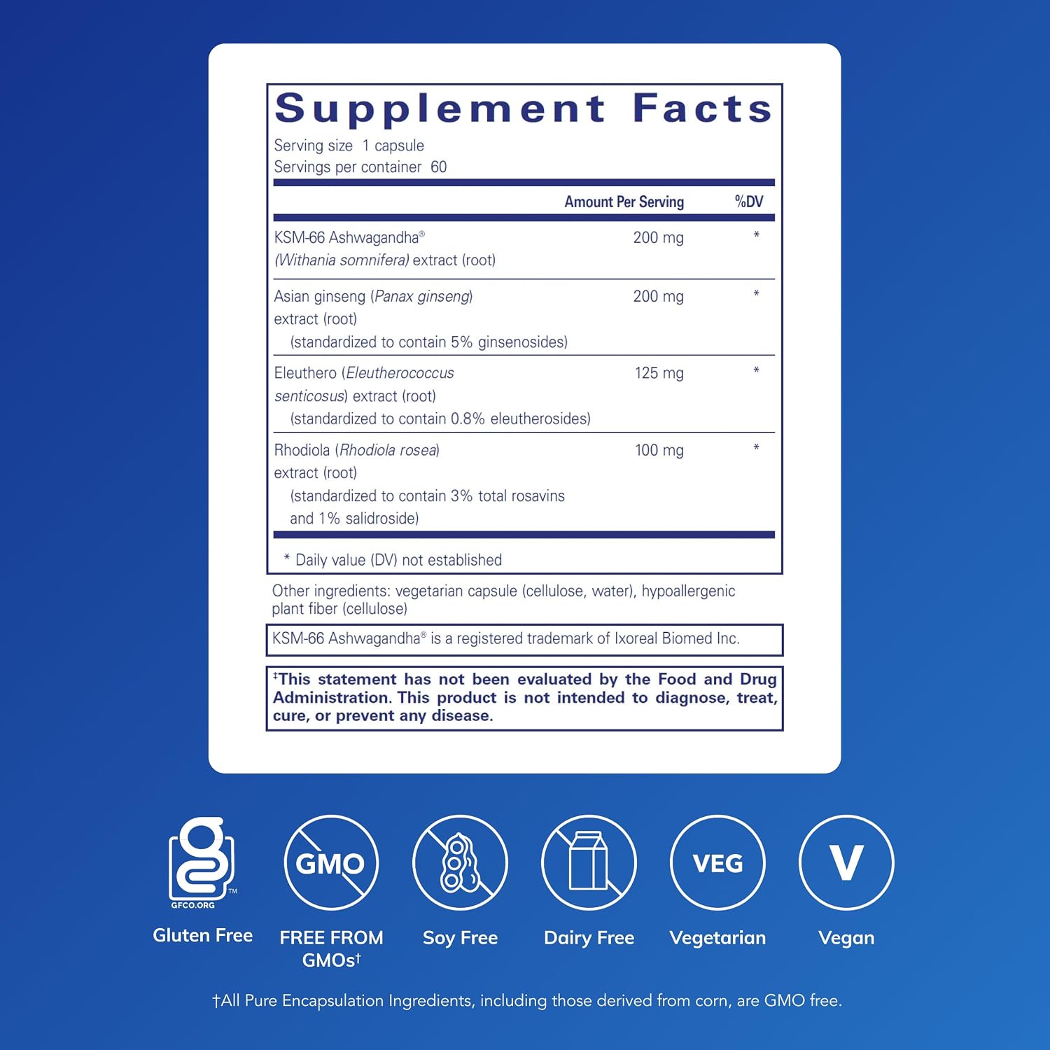 Pure Encapsulations Energy Xtra | Adaptogen Formula for Stamina | 60 Capsules - görsel 2