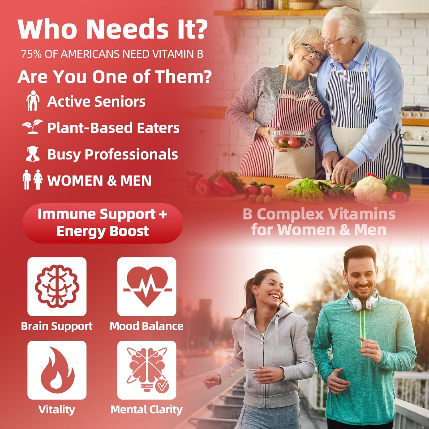 GREENPEOPLE Vitamin Methylated B Complex | Methyl B12 + L-Methyl Folate | Support Energy Metabolic, Immunity & Cognitive | 6 Super B Complex w/Mg, Ashwagandha & L‑Theanine for Women -Vegan, 2fl - görsel 8