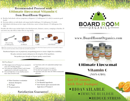 Ultimate Liposomal Vitamin C | 3000mg per Serving | 450ml | Non-GMO Vegan