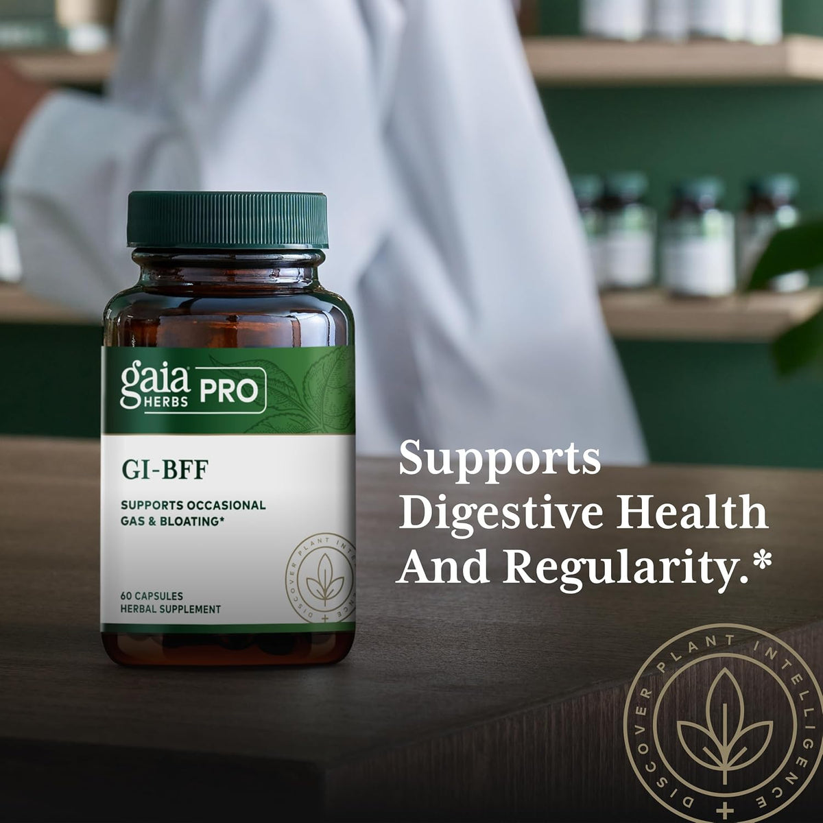 Gaia Herbs PRO GI-BFF – Digestive Health Support with Organic Fennel & Cinnamon Bark – 60 Capsules - görsel 5