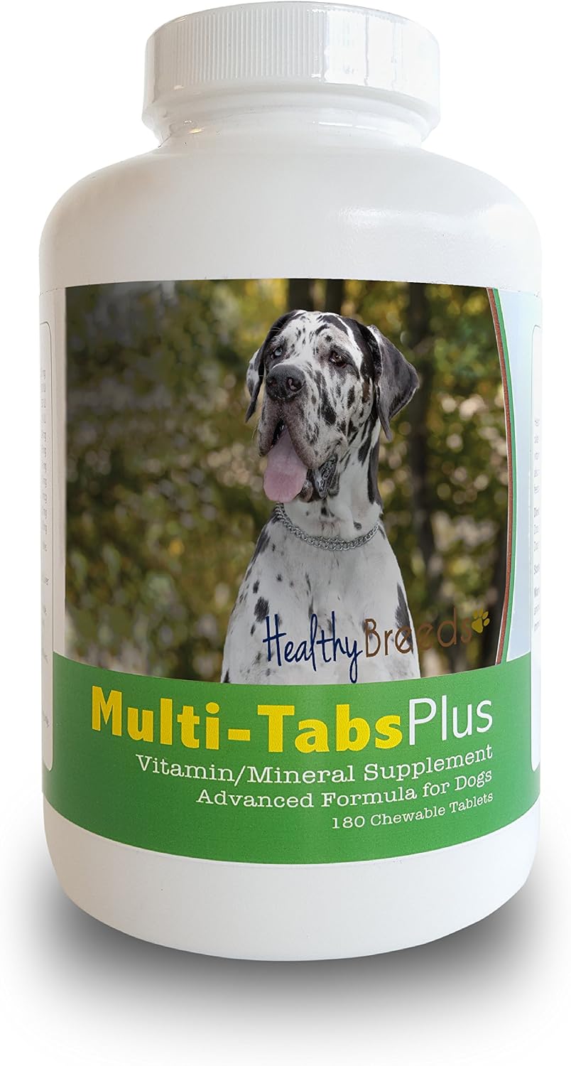 Healthy Breeds Great Dane Multi-Tabs Plus Chewable Tablets, 180 Tablets - görsel 1